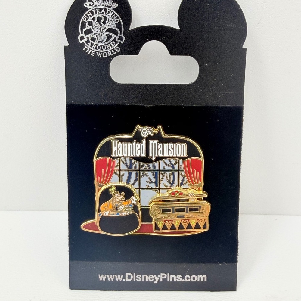 Disney Parks Haunted Mansion Goofy Organ Slider Pin New on Card